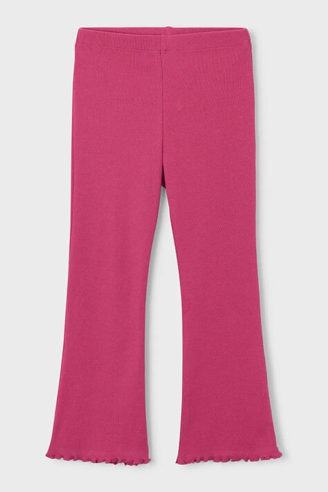 Mayoral spodnie dziecięce kolor różowy gładkie 3720