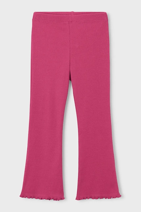 Mayoral spodnie dziecięce kolor różowy gładkie 3720