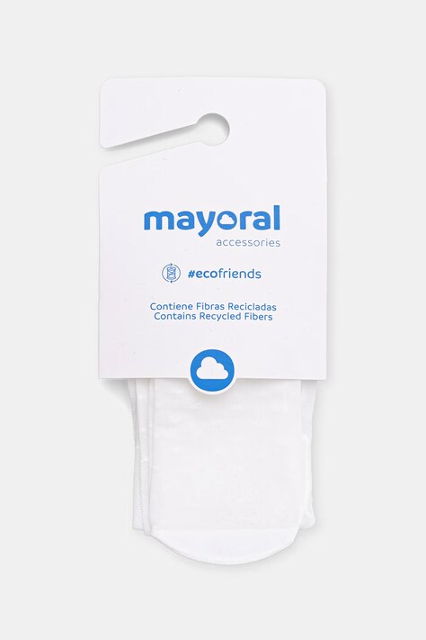 Mayoral rajstopy dziecięce kolor biały 10131