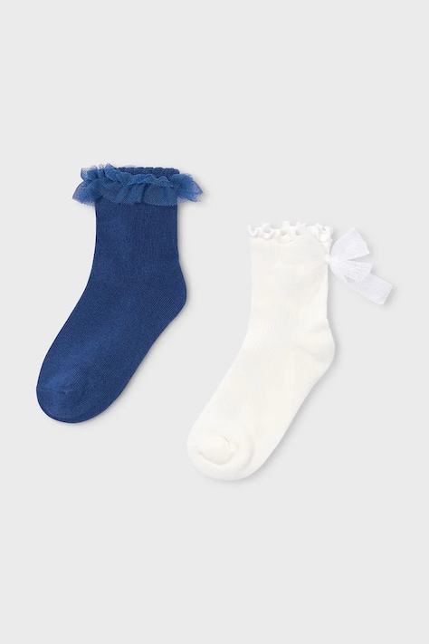Mayoral skarpetki dziecięce 2-pack kolor granatowy 10184