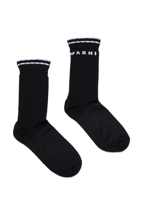 Marni Čarape za djecu MZ38F SOCKS crne M01766