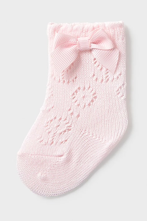 Mayoral Newborn șosete bebe culoarea roz, 9053