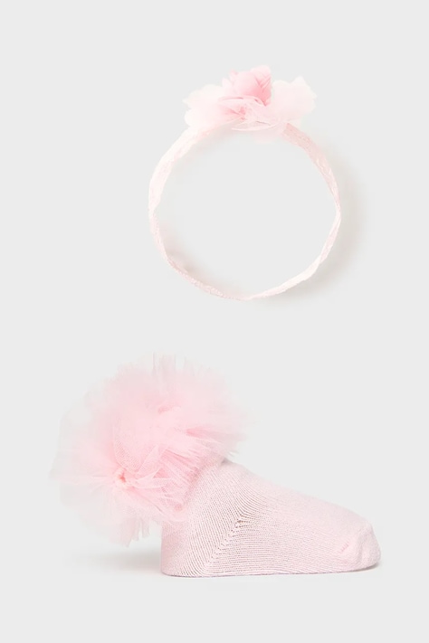 Κάλτσες μωρού Mayoral Newborn χρώμα: ροζ, 9055