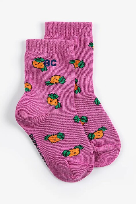 Bobo Choses skarpetki niemowlęce Tangerine kolor różowy B126AH004