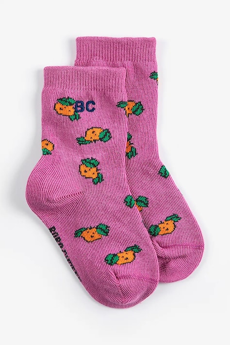 Κάλτσες μωρού Bobo Choses Tangerine χρώμα: ροζ, B126AH004
