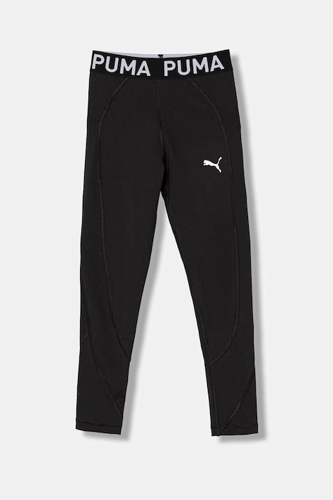 Puma legginsy dziecięce czarne high waist 526924