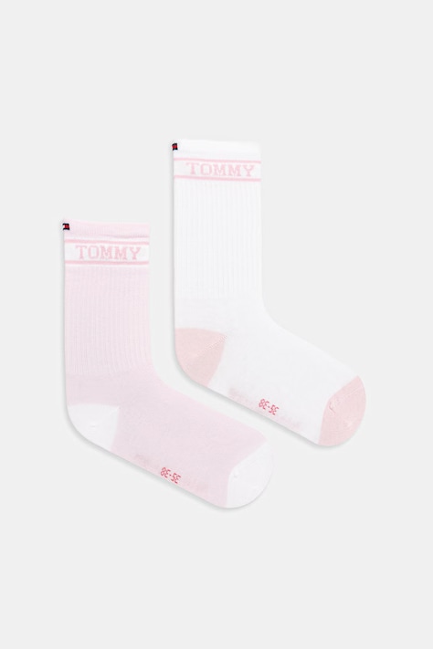 Tommy Hilfiger skarpetki dziecięce 2-pack kolor różowy 701238507