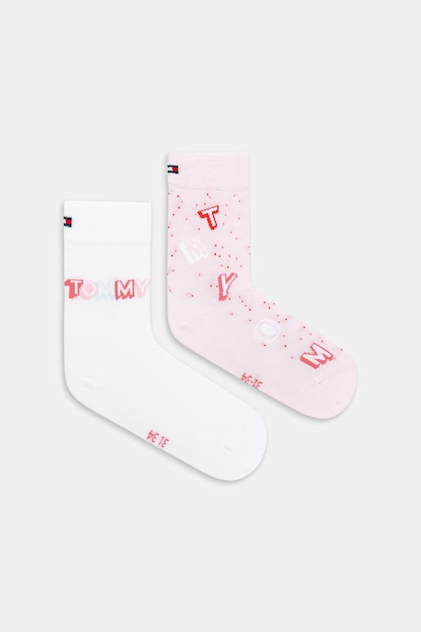 Tommy Hilfiger skarpetki dziecięce 2-pack kolor różowy 701238508