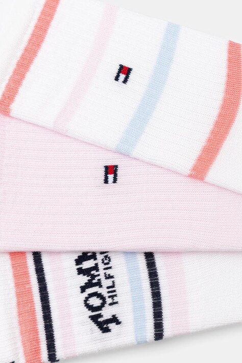 Tommy Hilfiger skarpetki dziecięce 3-pack kolor różowy 701238511