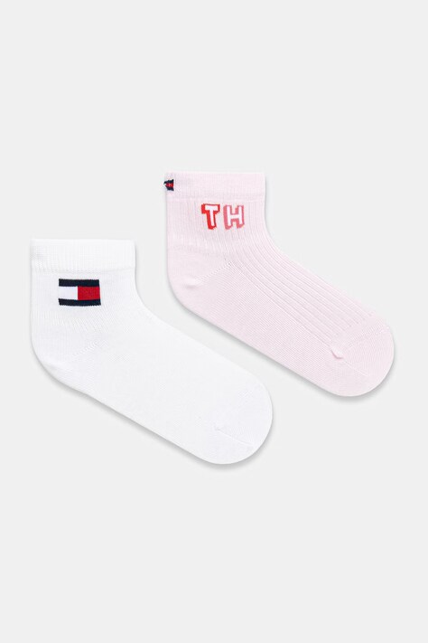 Tommy Hilfiger skarpetki dziecięce 2-pack kolor różowy 701238518