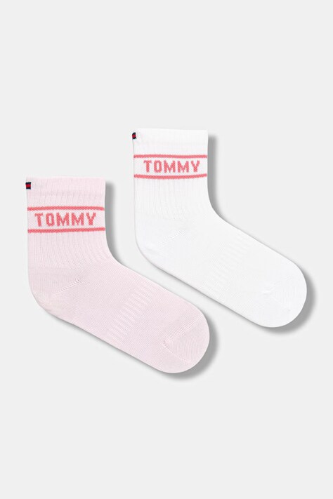 Tommy Hilfiger skarpetki dziecięce 2-pack kolor różowy 701238520