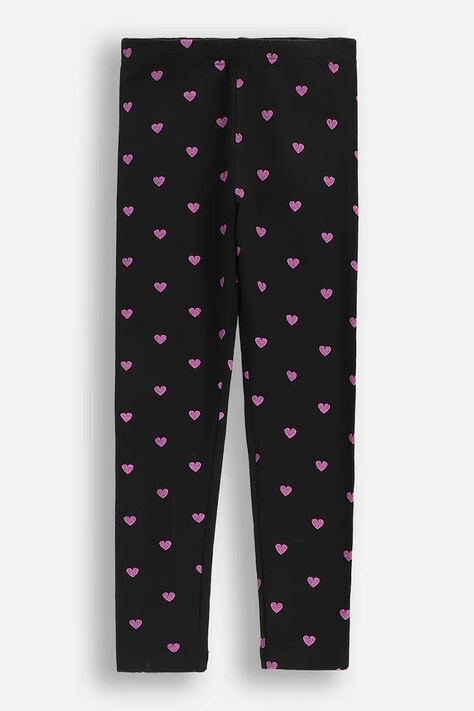 Παιδικά κολάν Coccodrillo χρώμα: μαύρο, EVERYDAY GIRL