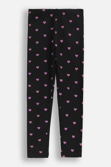 Παιδικά κολάν Coccodrillo χρώμα: μαύρο, EVERYDAY GIRL