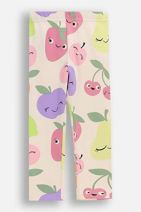 Coccodrillo legginsy niemowlęce kolor multicolor wzorzyste HELLO LITTLE GIRL NEWBORN