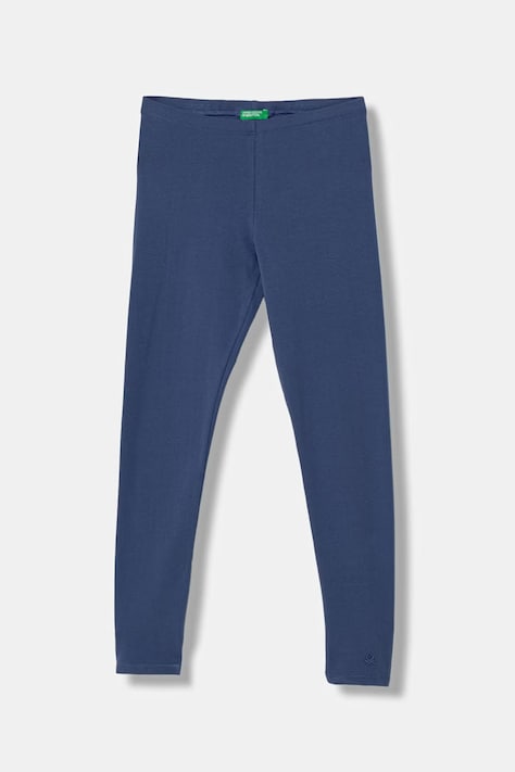 United Colors of Benetton legginsy dziecięce bawełniane z elastanem niebieskie 3MT1CF02G