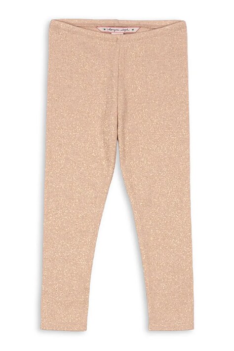 Konges Sløjd legginsy dziecięce ROLI PANTS kolor beżowy gładkie KS104416