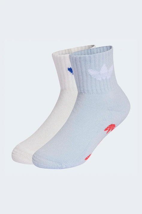 adidas Originals skarpetki dziecięce 2-pack kolor niebieski KE0177