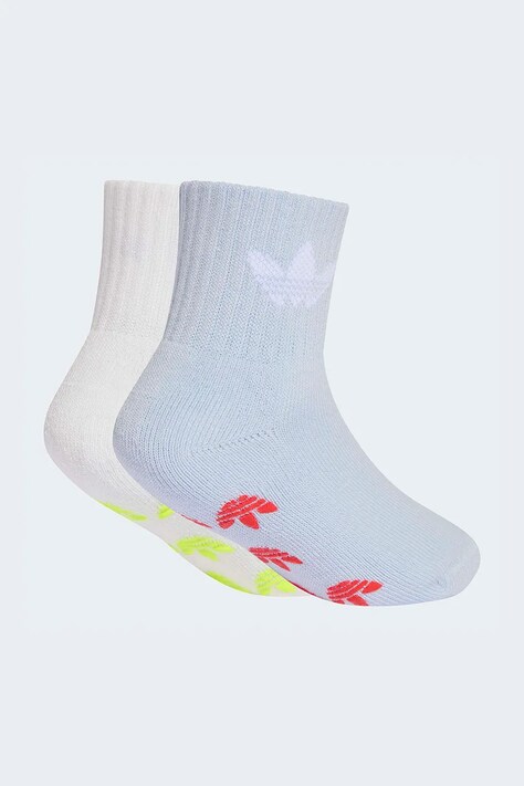 Дитячі шкарпетки adidas Originals 2-pack — SS26-LGK00A, блакитний — фото 2