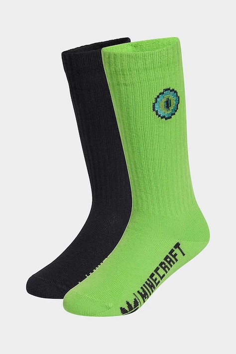 Dětské ponožky adidas Originals MINECRAFT 2-pack černá barva, KE4857