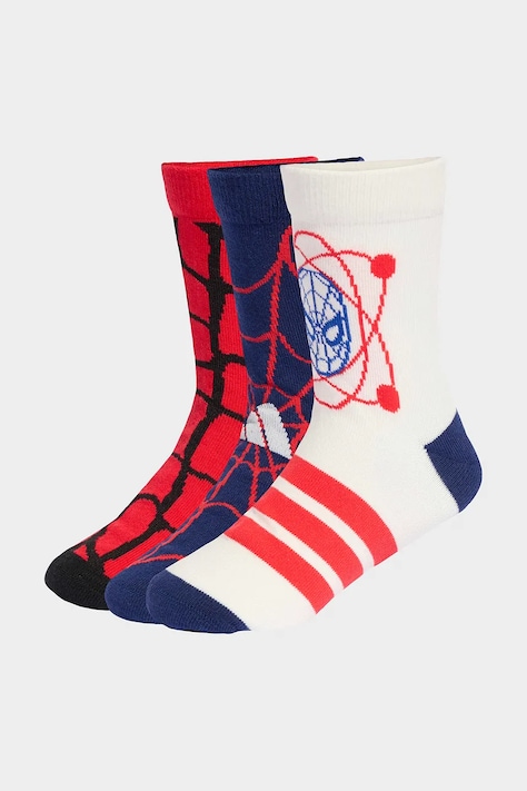 Βαμβακερές παιδικές κάλτσες adidas Performance Marvel 3-pack χρώμα: κόκκινο, KA9880