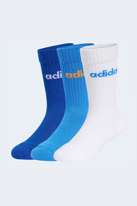 Βαμβακερές παιδικές κάλτσες adidas Performance 3-pack χρώμα: μπλε, KE7087