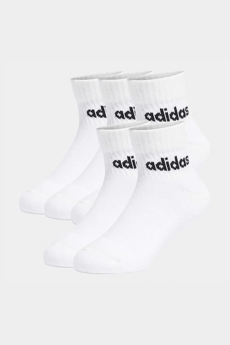 Dětské ponožky s bavlnou adidas Performance 5-pack bílá barva, KA7440