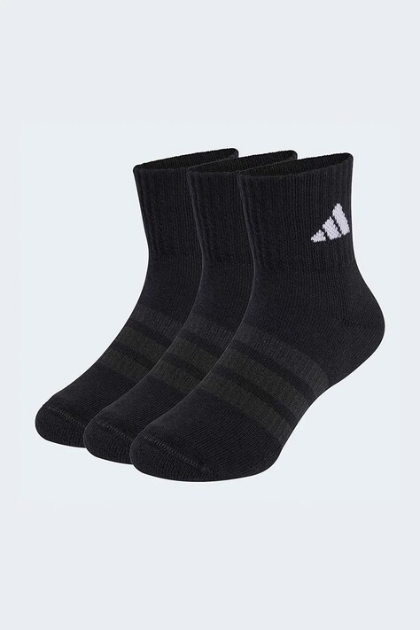 Βαμβακερές παιδικές κάλτσες adidas Performance 3-pack χρώμα: μαύρο, KD1722