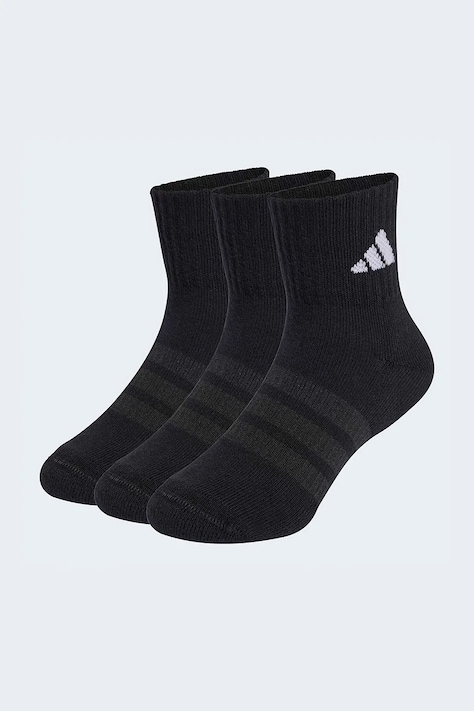 Dětské ponožky s bavlnou adidas Performance 3-pack černá barva, KD1722