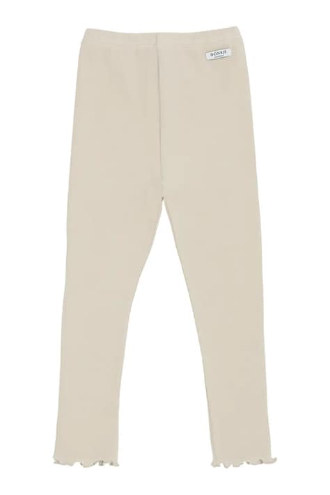 Donsje legginsy niemowlęce Joline Leggings kolor beżowy gładkie 4080000