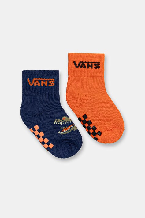 Vans skarpety niemowlęce 2-pack granatowe VN000Q97FOB1