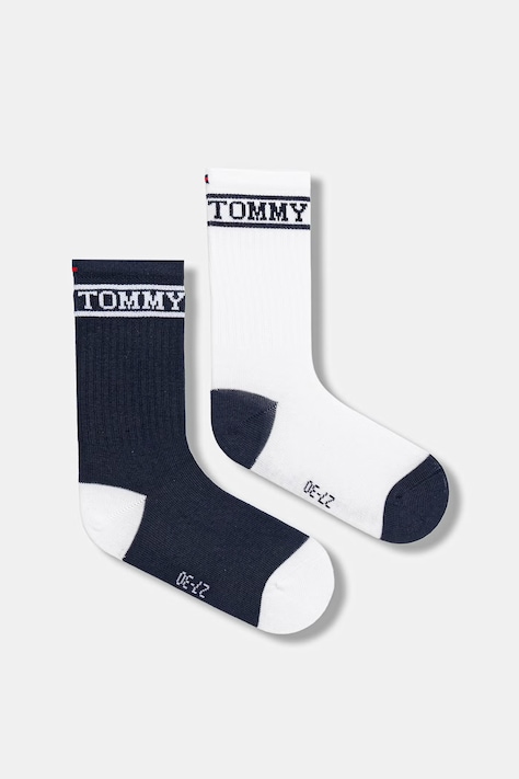 Tommy Hilfiger skarpetki dziecięce 2-pack kolor granatowy 701238507