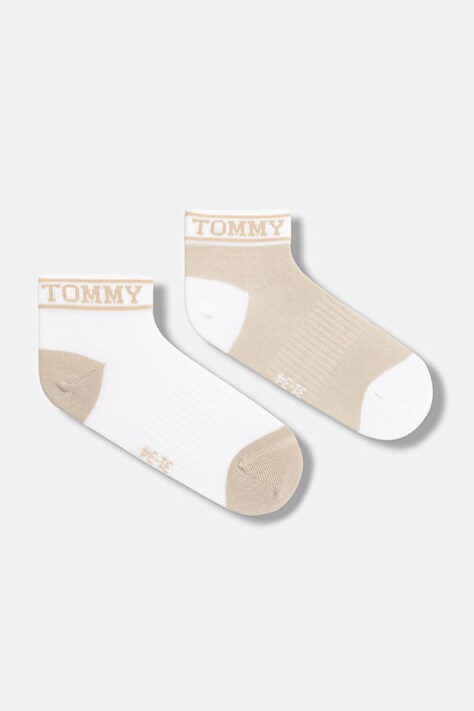 Tommy Hilfiger skarpetki dziecięce 2-pack kolor beżowy 701238514