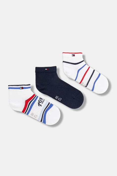 Tommy Hilfiger skarpetki dziecięce 3-pack kolor granatowy 701238516