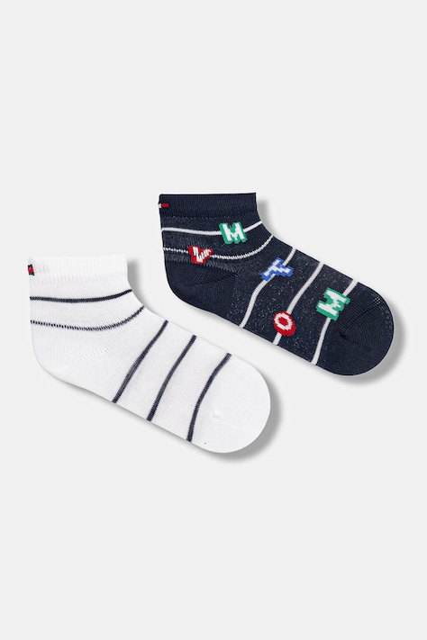 Tommy Hilfiger skarpetki dziecięce 2-pack kolor granatowy 701238517