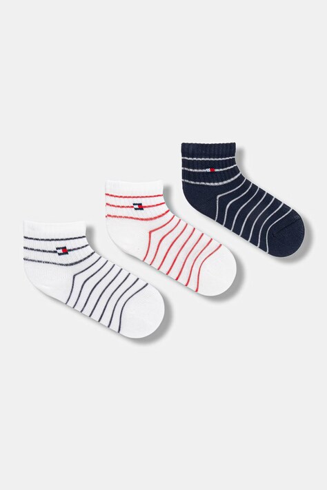 Tommy Hilfiger skarpetki dziecięce 3-pack kolor granatowy 701238521