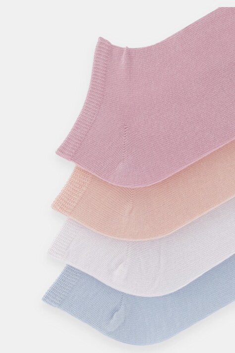 United Colors of Benetton шкарпетки дитячі мультипак 4 шт — SS26-LGK052, рожевий — фото 2