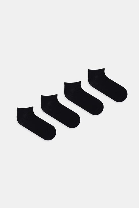 United Colors of Benetton čarape za djecu 4-pack crne 6GRDR7002