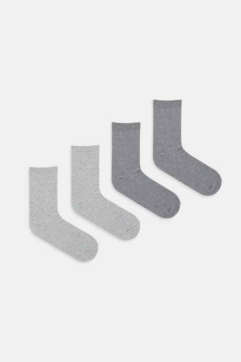 United Colors of Benetton čarape za djecu 4-pack sive 6GRDR7003