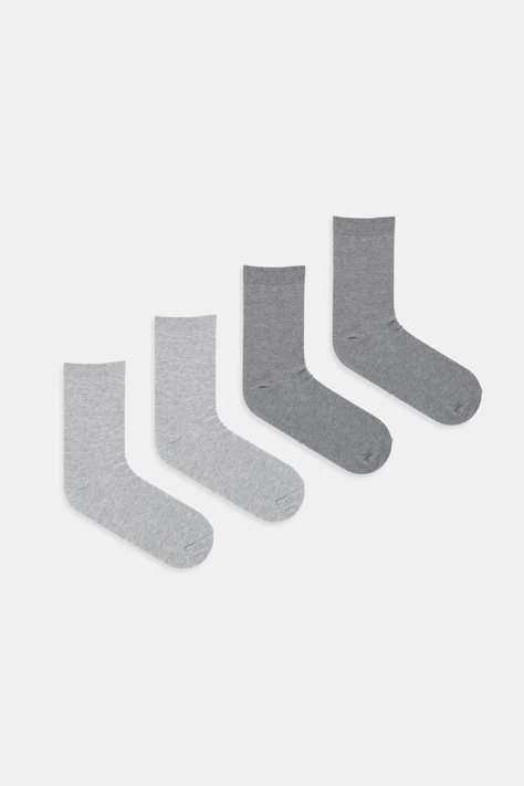 United Colors of Benetton čarape za djecu 4-pack sive 6GRDR7003