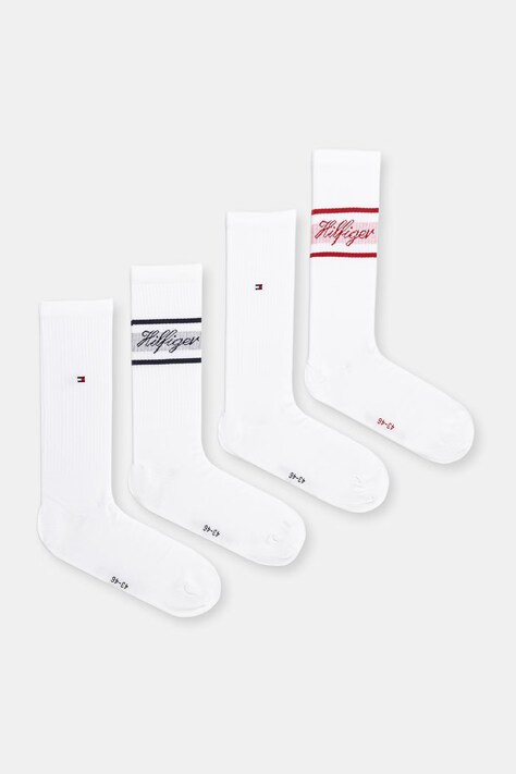 Tommy Hilfiger skarpety męskie 4-pack białe 701238505