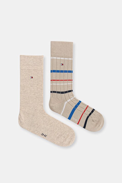 Tommy Hilfiger skarpety męskie beżowe 701238496