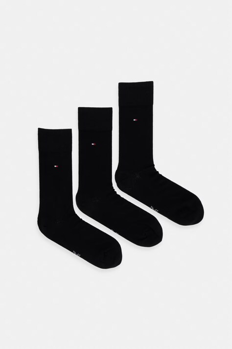 Tommy Hilfiger skarpety męskie 3-pack czarne 701239616
