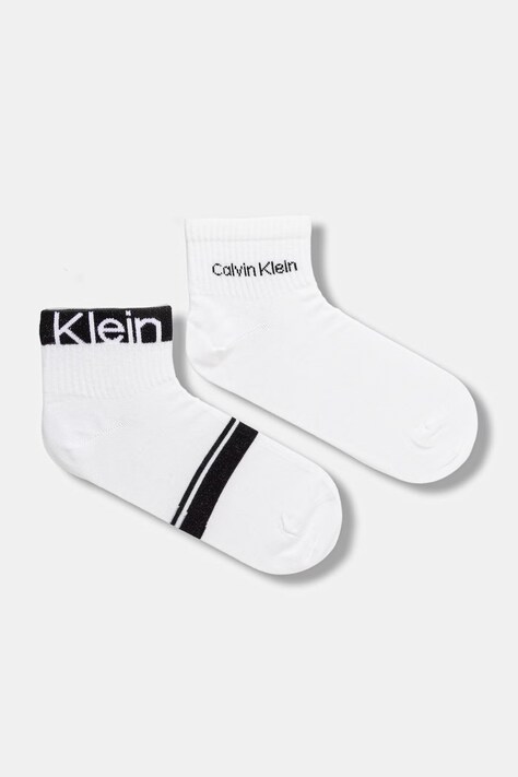 Calvin Klein skarpety męskie 2-pack białe 701237874