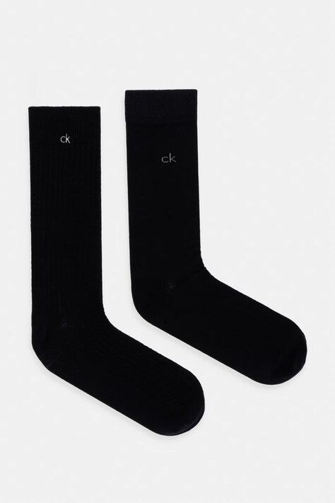 Calvin Klein skarpety męskie 2-pack czarne 701239283