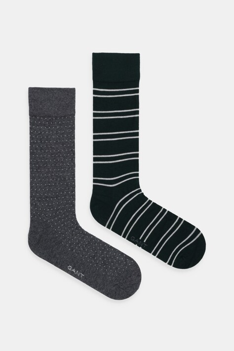 Gant skarpetki 2-pack kolor zielony 9960358