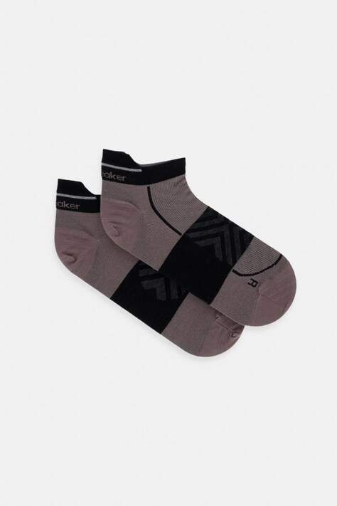 Icebreaker skarpetki Run+ Ultralight kolor brązowy IB0A56VH0M51