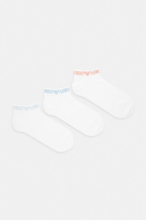 Emporio Armani Underwear skarpetki 3-pack kolor biały EM000550 AF20083