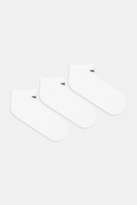 Ponožky Emporio Armani Underwear 3-pack bílá barva, EM000550 AF14446
