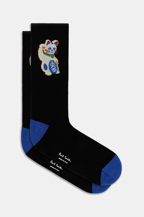 Paul Smith skarpetki LUCKY CAT kolor czarny M1A.380CI.U859
