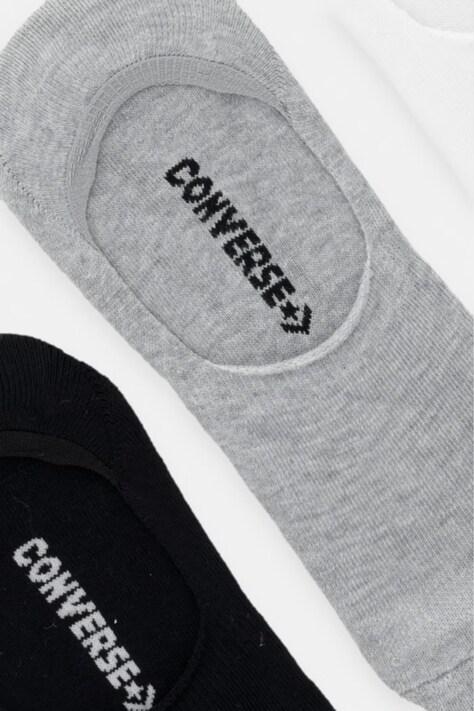 Шкарпетки Converse 3-pack — SS26-LGM02W, сірий — фото 2